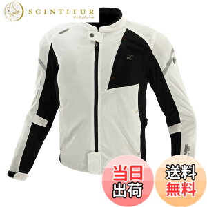 �y���������z[KOMINE] �o�C�N�p �W���P�b�g �v���e�N�g�t�����b�V���W���P�b�g JK-1283 �t�Č��� CE�K�i ���b�V���f�� �v���e�N�^�[ 07-1283 �����Y Silver Black M