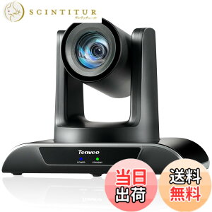 �y���������zTenveo PTZ�J����Web��c �L�p1080p FHD 60 fps���w20�{�Y�[�����C�u�X�g���[�~���O�E�F�u�J����USB/HDMI/RJ45�I�[�g�t�H�J�X�r�f�I��c �I�����C������ �u�`���Ή������R���t��(VHD20H)
