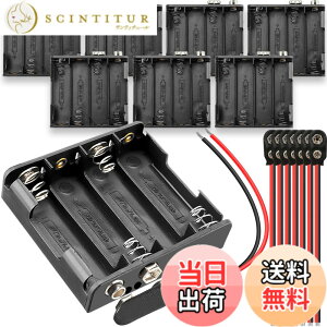 �y���������zXiatiaosann �P3�`�d�r�{�b�N�X 4�{ 6V�o�b�e���[�z���_�[ 4x 1.5V AA�d�r�P�[�X LED���C�g�X�g���b�v�ƃ��W�R���p �d�r�X�i�b�v �N���b�v ���t���A�o�b�e���[ �{�b�N�X�A4��
