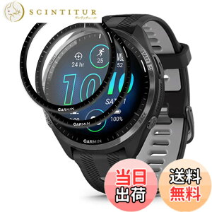 �y���������zSeGinn�y2���Z�b�g�z Garmin Forerunner 965 �Ή� �t�B���� PET �Y�f�@�� 3D�S�ʕی� ���� �C�A���X �w��h�~ �Ռ��z�� �����ߗ� �X�N���b�`�h�~ �ی�t�B���� Garmin Forerunner 965 �p �t���ی�