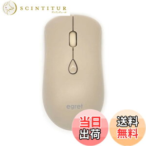 �y���������zBluetooth��2.4G�A�[�d���É����C�����X�}�E�X�A2��PC�Ή��A3�iDPI�A���킢���A�������A�x�[�W���A�y�ʁA EGRET SweetiE (�~���N�e�B�[�j EM23-S2