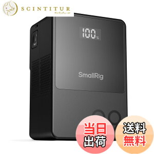 �y���������zSmallRig VB99 �~�j V �}�E���g �o�b�e���[ 6700mAh(99Wh/14.8V) 100W PD USB-C�}���[�d OLED �X�N���[�� DC�|�[�g��� D-TAP USB-A BP�C���^�[�t�F�[�X �J�����Ή� �r�f�I�J�����Ή� ���j�^�[�p �X