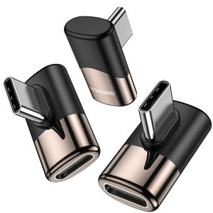 �y���������zMOGOOD Type C �ϊ� �A�_�v�^�[ ���E 90° �T�C�h�x���g40Gbps�����f�[�^�]�� 8K@60Hz�f���o�� 100W/5A�}���[�d �I�X ���X USB C Thunderbolt�G�N�X�p���_�͏��C�b���i�AMacBook Pro�A�^�u���b�g