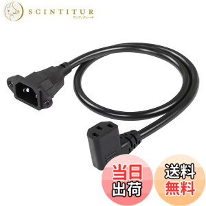 �y���������zCERRXIAN IEC 320 C14 �I�X C13 ���X 90 ° �A�_�v�^�[ PDU PSU UPS 3-�s�� AC �p���[ ���� �P�[�u�� 0.6M S �T�C�Y �u���b�N
