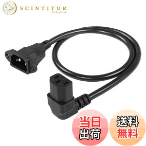 �y���������zCERRXIAN IEC 320 C14 �I�X C13 ���X ��� 90 ° �A�_�v�^�[ PDU PSU UPS 3-�s�� AC �p���[ ���� �P�[�u�� 0.6M S �T�C�Y �u���b�N