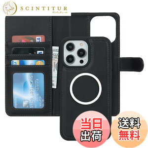 �y���������zPelanty for iPhone 13 Pro Max �P�[�X�蒠�^ Magsafe�Ή����C�����X�[�d for iPhone 12 Pro Max 2in1������ �g�уJ�o�[ PU���U�[+TPU ���z�^�J�o�[ �}�O�l�b�g ���O�����R ���p2way ���K����D����