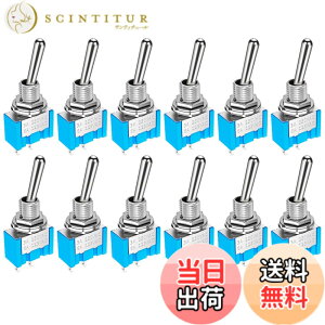 �y���������zKILIGEN 12�� SPST 6A/125VAC�A3A/250VAC �~�j �g�O�� �X�C�b�` �~�j�`���A �I��/�I�t �X�C�b�` 2 �^�[�~�i�� 2 �|�W�V���� DIY �J�[ �_�b�V���{�[�h �_�b�V���{�[�h �d�q�@�� MTS-101�p