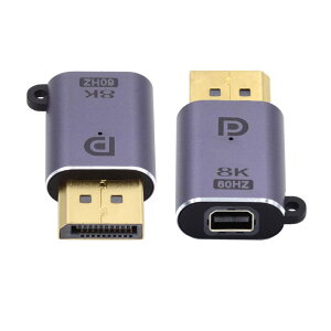 �y���������zNFHK Mini DP ���X 8K 60hz - DisplayPort 1.4 �I�X�A�_�v�^�[ �E���g��HD UHD 4K 144hz 7680 * 4320 �r�f�I PC �m�[�g�p�\�R�� ���j�^�[�p