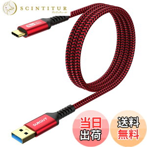 �y���������zSUNGUY USB Type C �P�[�u�� 1M USB3.1 Gen2 10Gbps �f�[�^�]�� �^�C�v c �����[�d USB-A to USB-C �����b�L�R�l�N�^ Android Auto�Ή� �i�C�����҂� ���ϋv�� iPhone17/16/15�V���[�Y�AGalaxy S24 ultra�AiPad 