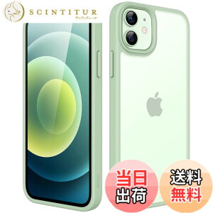 �y���������zJETech �}�b�g�P�[�X iPhone 12 Mini 5.4�C���` �ϏՌ����~���^���[�O���[�h�̗����h�~ ������̔������̔w�ʓd�b�J�o�[ �w��h�~ (�O���[��)