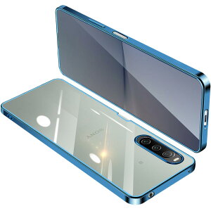 �y���������zONETIAOLONG �ɓK������Sony Xperia 10 V �p�̃P�[�X �N���A SO-52D SOG11 ���� �K�o�[ �G�N�X�y���A10V �X�}�z�P�[�X �ϏՌ� ���b�L���H TPU �X�g���b�v�z�[���t�� �X���� ���^ �C�菝�h�~ ��