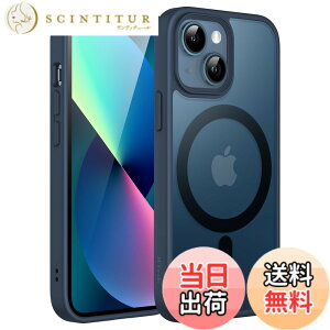 �y���������zJETech iPhone 13 mini 5.4�C���`�p �}�O�l�b�g �P�[�X MagSafe�ɑΉ� �������̃}�b�g�w�� ���^ �ϏՌ� �J�o�[ (�X�g�[���u���[)