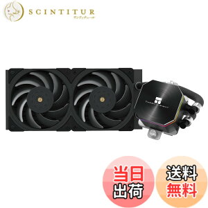 �y���������zThermalright Frozen Edge 240 Black PWM�t�@���t��CPU�E�H�[�^�[�N�[���[�A�|���v���x��3300RPM�ł��AS-FDB�x�A�����O�AAMD AM4 / AM5�A�C���e��LGA1150 / 1155 / 1200 / 1700 /1851/ 2011(FE240 Black)