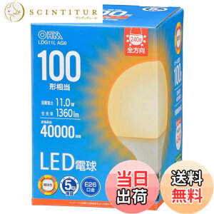 �y���������z�I�[���d�@ LED�d���{�[���d���` E26 100�`���� G95�d���F �S���� �����Ή� 5�N LDG11L AG6 06-5531 OHM