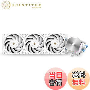 �y���������zTHERMALRIGHT Frozen Edge 360 White 120mm PWM�t�@���t���t��CPU�E�H�[�^�[�N�[���[�A360�z���C�g�R�[���h���E�d�l�AAMD / AM4 / AM5�p�̓����E�H�[�^�[�N�[���[�q�[�g�V���N�A�C���e��LGA1700/115