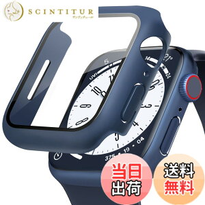 �y���������zPOLINK for Apple Watch�p �P�[�X Series 11/10/9/8/7/6/5/4/SE3/SE2/SE 45mm PC�f�� �����K���X �A�b�v���E�H�b�` �ی�p�J�o�[ �����^ ���ϋv �ϏՌ� �����ߗ� �w��h�~ for Apple Watch�p �J�o�[ �S��