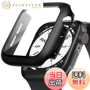 �y���������zPOLINK for Apple Watch�p �P�[�X Series 11/10/9/8/7/6/5/4/SE3/SE2/SE 44mm PC�f�� �����K���X �A�b�v���E�H�b�` �ی�p�J�o�[ �����^ ���ϋv �ϏՌ� �����ߗ� �w��h�~ for Apple Watch�p �J�o�[ �S��