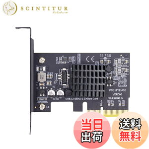 �y���������zxiwai 20Gbps USB 3.2 Gen2 Type-C/Type-E �t�����g�p�l���\�P�b�g���� PCI-E 4X Express �J�[�h�A�_�v�^�[�A�f�X�N�g�b�v�}�U�[�{�[�h�p