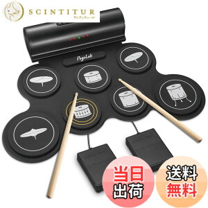 �y���������zPOGOLAB �d�q�h�����Z�b�g 7�p�b�h �h�����L�b�g Bluetooth�@�\�t�� ���[���A�b�v�h���� ���K�p�b�h Midi�h�����L�b�g �X�s�[�J�[���� �[�d���h���� �t�b�g�y�_���t�� ���S�Ҍ����i