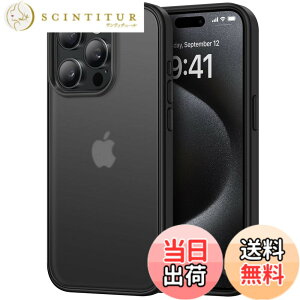 �y���������zTENDLIN iPhone 15 Pro Max �p�P�[�X ������ �}�b�g�� �C�菝�h�~ �w��h�~ ���^ �Ή� �A�C�t�H��15 Pro Max �J�o�[�i�u���b�N�j