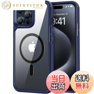 �y���������zTENDLIN iPhone 15 Pro �p�P�[�X MagSafe�Ή� ���^ ���ϖh�~ �ϏՌ� �Ή��A�C�t�H��15 Pro �J�o�[�i�u���[�j