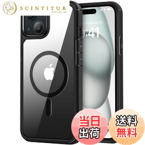 �y���������zTENDLIN iPhone 15 Plus �p�P�[�X MagSafe�Ή� ���^ ���ϖh�~ �ϏՌ� �Ή��A�C�t�H��15 Plus �J�o�[�i�u���b�N�j