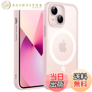 �y���������zJETech iPhone 13 mini 5.4�C���`�p �}�O�l�b�g �P�[�X MagSafe�ɑΉ� �������̃}�b�g�w�� ���^ �ϏՌ� �J�o�[ (�s���N)
