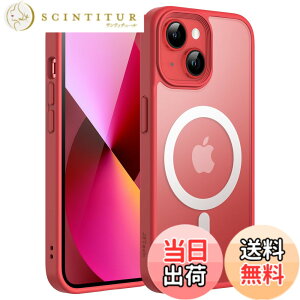 �y���������zJETech iPhone 13 mini 5.4�C���`�p �}�O�l�b�g �P�[�X MagSafe�ɑΉ� �������̃}�b�g�w�� ���^ �ϏՌ� �J�o�[ (���b�h)