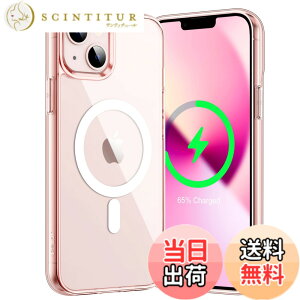 �y���������zJETech iPhone 13 mini �}�O�l�b�g �P�[�X(5.4�C���`�p) MagSafe ���C�����X�[�d�Ή� �Ռ��z�� �o���p�[�J�o�[ �����h�~ �����o�b�N (�s���N)