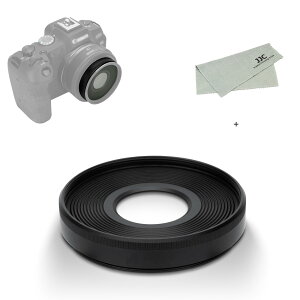 �y���������zJJC EW-55 �����Y�t�[�h �˂����ގ� �t�[�h Canon RF 28mm F2.8 STM �����Y �p �L���m�� Canon EOS R RP R5 R8 R6 R6II �ȂǃJ���� �ɑΉ� EW-55 �����Y�t�[�h �݊�