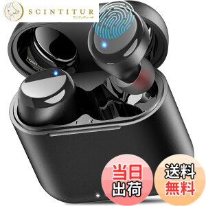 �y���������zTOZO T6 �C���z�� bluetooth ���C�����X�C���z�� ���ቹ�� �g�F�n���� ���^�y�� �}�C�N�t�� �ʘb��ENC �m�C�Y�L�����Z�����O �J�X�^��EQ �A�v���Ή� IPX8�h�� �ő��50���Ԃ̘A���Đ� 