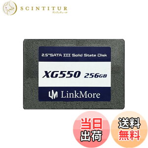 �y���������zLinkMore XG550 256GB 2.5�C���` ����SSD SATAIII 6Gb/s (�ő�Ǎ�500MB/s)