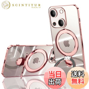 �y���������zJOOBOY iPhone 15 Plus �p �P�[�X MagSafe�Ή� �N���A �����O�t�� ���b�L�d�グ �����Y�J�o�[�t�� �\�t�gTPU �ϏՌ� ���ɋ����w�� ���C�����X�[�d �X�g���b�v�z�[���t�� �A�C�t�H��15 �v