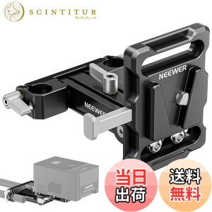�y���������zNEEWER �~�j V�}�E���g�o�b�e���[�v���[�g 15mm LWS ���b�h�N�����v�t�� 180°�`���g�|��L�^V���b�N�d�r�v���[�g �N�C�b�N�����[�X�{�^���t�� �R���p�`�u�� SmallRig �V�����_�[���O 