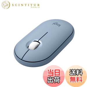 �y���������z���W�N�[�� ���C�����X�}�E�X PEBBLE MOUSE2 M350sBL ���^ �É� Bluetooth Logi Bolt �}�E�X ���� ���C�����X ���E�Ώ� Easy-Switch 4000dpi �d�r����24�P�� windows mac Chrome Android iPad M350 �u���[ ����