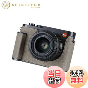 �y���������zSIUTATDSH �J�����n�[�t�P�[�X Leica Q2�p�A�r���e�[�W���^���{�v�J�����ی�P�[�X �X�^�C���b�V�� �|�[�^�u�� �ϏՌ� (�O���[)
