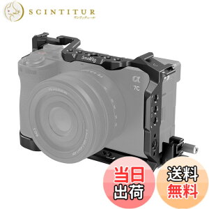 �y���������zSmallRig �J�����P�[�W�L�b�g Sony�Ή� Alpha 7C II/Alpha 7CR�Ή� �A���J�N�C�b�N�����[�X�v���[�g���� �g���� �ꕔ1/4�h-20��M2.5�l�W�ŌŒ� �r�f�I�J�����P�[�W 4422