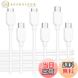 �y���������zCable Matters 3�{�Z�b�g �Z��USB-C�[�d�P�[�u�� - 0.3m�A60W USBC USBC �P�[�u���AApple CarPlay�EAndroid Auto �Ή��AiPhone 17 / 16/Galaxy S23 �Ή� - �z���C�g