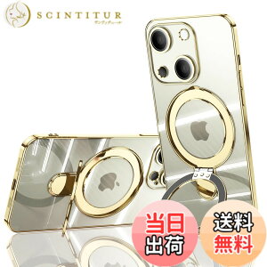 �y���������zJOOBOY iPhone 14 Plus �p �P�[�X MagSafe�Ή� �N���A �����O�t�� ���b�L�d�グ �����Y�J�o�[�t�� �\�t�gTPU �ϏՌ� ���ɋ����w�� ���C�����X�[�d �X�g���b�v�z�[���t�� �A�C�t�H��14�v��