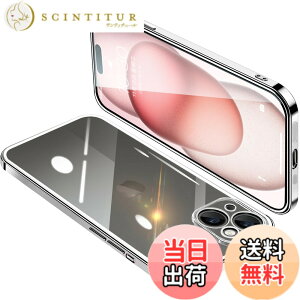 �y���������zONETIAOLONG iPhone15 Plus �p �P�[�X �N���A �A�C�t�H��15Plus �J�o�[ ���� �X�}�z�P�[�X �S�ʕی� �ϏՌ� �y�� ���b�L���H TPU ���^ �X�g���b�v�z�[���t�� ����~�� �����h�~ 6.7�C���`�i