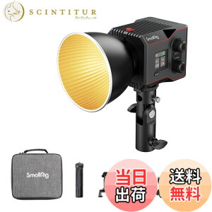 �y���������zSmallRig RC60B COB LED �r�f�I���C�g 60W �o�b�e���[���� �R���p�N�g ��F�F���x 2700K-6500K �����F CRI 97+ TLCI 98+ TM-30 Rg 100 TM-30 Rf 96 ���M�悵 �É� 9��ނ̏Ɩ����� ���� �����o�����X 
