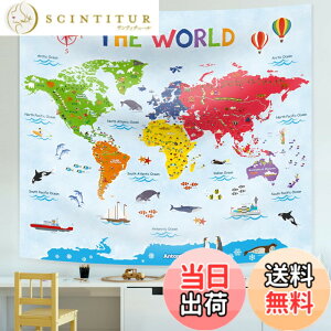 �y���������zDECOWALL TP-009 ���[���h�}�b�v �^�y�X�g���[ �|�X�^�[ �q�� ���� �w�K �Ǌ|�� �Q�� ���r���O �ۈ痾 �z�[���f�R 60'x50'(150x130cm)