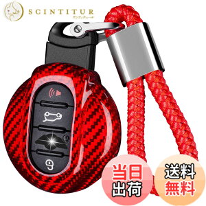 �y���������z[T-carbon] ���A���J�[�{���t�@�C�o�[�L�[�t�H�u�J�o�[ MINI F �V���[�Y F54 F55 F56 F57 F60�AMINI CROSS OVER�AClubman�AJCW �X�}�[�g�L�[ 2013-2023 �L�[�P�[�X�A����d�グ�A���S�ی� (�V���o�[ 