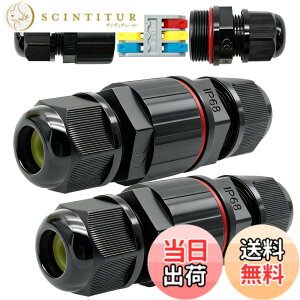 �y���������zCTRICALVER ���O�h���W�����N�V�����{�b�N�X 3�R�A IP66�R�l�N�^�[(6-12mm�P�[�u���p)(2�Z�b�g)