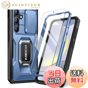 �y���������zTongate Samsung Galaxy S24 Plus �P�[�X�A�����K���X���X�N���[���v���e�N�^�[�t�A�S�g�ی�A�R�p���̑ϐk Galaxy S24 + Plus �g�уP�[�X�i2024�j�����O�u���P�b�g�ƃX���C�h�J�����J�o�[��