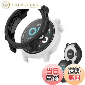 �y���������zCOROS�i�J���X�jPACE 3 �p �P�[�X �ی�P�[�X �yNOUKAJU�z ��̌^ TPU�f�� �S�ʕی� �ϏՌ� �����ȒP �Ռ��z�� �A�N�Z�T���[ (�u���b�N)