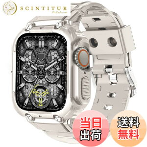 �y���������zCABOBE Apple Watch �o���h �P�[�X ��̌^ �Ή� 49mm 45mm 44mm 42mm 41mm 40mm 38mm �A�b�v���E�I�b�` �o���h �A�b�v���E�I�b�` �x���g TPU�P�[�X ��̌^ Apple Watch Series 9/8/7/SE2/SE/6/5/4/3/2/1 Apple Watc