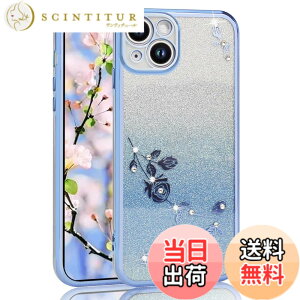 �y���������zJOOBOY �X�}�z�P�[�X �Ή� iPhone 15 Plus �p �P�[�X �N���A �L���L�� ���b�L���H �ԕ� �\�t�g�P�[�X TPU ���^ ������� ���킢�� �Ռ��z�� �u�����h �A�C�t�H��15�v���X �p �J�o�[(�L��