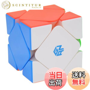 �y���������zBucubke GAN Skewb Standard 8 ���΃p�Y���X�e�b�J�[���X���Z�p�}�W�b�N�L���[�u 3x3 ���Γ��� GAN �X�L���[�u M 8�}�O�l�b�g�X�s�[�h�L���[�u�i�X�^���_�[�h�o�[�W�����j