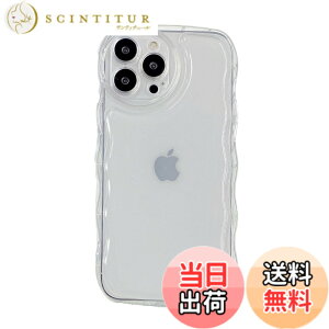 �y���������zQLTYPRI iPhone 13 Pro Max �p �P�[�X �N���A �E�F�[�u ������� �؍� ���� �A�N�X�^���[ ��Phone13promax �P�[�X ���� ���^ �y�� �ϏՌ� �X�}�z�P�[�X ���C�����X�[�d�Ή� �X�g���b�v�z�[